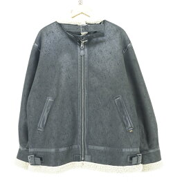 ALPHA INDUSTRIES B-3 FAKE MOUTON JACKET size：XL アルファインダストリーズ フェイス ムートンジャケット アウター ブラック TA1548-075 エドウイン