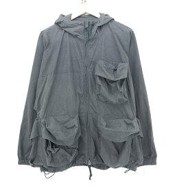 snow peak INDIGO C/N PARKA size：S スノーピーク インディゴ パーカー ジャケット アウター ブラック JK-20AU007 Made in Japan