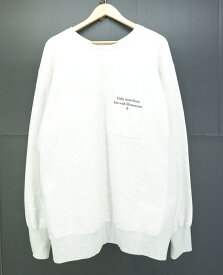 【値下げしました】MOUNTAIN RESEARCH 23AW 4DAYS REVERSIBLE SWEAT size：表記無し マウンテンリサーチ リバーシブル スウェット トレーナー グレー 3819