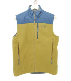 MOUNTAIN HARDWEAR TECH2 VEST size：S マウンテンハードウェア フリース ベスト アウター ネイビー×ブラウン OM6283 コロンビアスポーツウェアジャパン