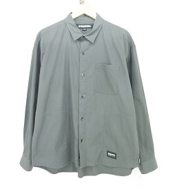 NEIGHBORHOOD 24AW L/S PLAIN SHIRT size：M ネイバーフッド プレーンシャツ 長袖シャツ ボタンシャツ グレー 242SPNH-SHM02 Made in Japan
