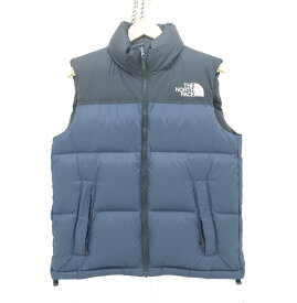 THE NORTH FACE NUPTSE VEST size：M ザ・ノース・フェイス ヌプシ ベスト ダウンベスト アウター ブラック×ネイビー ノースフェイス ND91843 ゴールドウイン