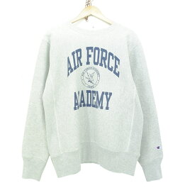 Champion REVERSE WEAVE CREWNECK SWEAT size：XL チャンピオン リバースウィーブ カレッジロゴ クルーネック スウェット トレーナー グレー C3-C026 ヘインズブランズジャパン