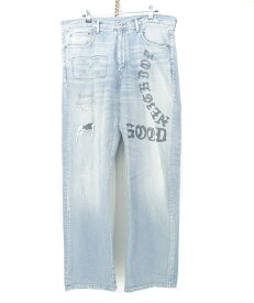 【最終値下げ】NEIGHBORHOOD 23AW FADE DENIM PANTS size：L ネイバーフッド フェード デニムパンツ ジーンズ インディゴ ダメージ加工 232YTNH-PTM06 Made in Japan