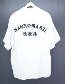 WACKO MARIA × 舐達麻 × HIGH TIMES 24SS S/S 50'S OPEN COLLAR SHIRT size：M ワコマリア ハイタイムズ コラボ オープンカラーシャツ 半袖シャツ ボタンシャツ ホワイト NMD-HIGHTIMES-WM-OC01 Made in Japan