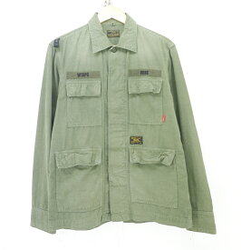 WTAPS 15SS L/S JUNGLE SHIRT size：M ダブルタップス ジャングルシャツ ミリタリーシャツ 長袖シャツ カーキ 151GWDT-SHM01 Made in Japan