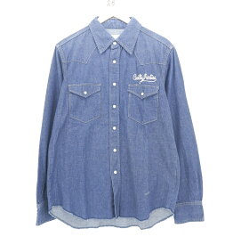 WACKO MARIA L/S DENIM WESTERN SHIRT size：XL ワコマリア デニム ウエスタンシャツ 長袖シャツ ボタンシャツ インディゴ Made in Japan