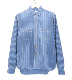 BIG JOHN L/S SELVEDGE CHAMBRAY SHIRT size：M ビッグジョン セルビッチシャンブレー シャツ 長袖シャツ ボタンシャツ シャンブレー MS003R Made in Japan