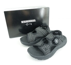 NEIGHBORHOOD × RIG FOOTWEAR 26SS REFLECTIVE SANDAL size：28cm ネイバーフッド リグ フットウェア コラボ リフレクティブサンダル シューズ 靴 ブラック 26152RFN-FW02