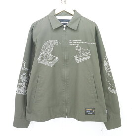 【最終値下げ】NEIGHBORHOOD 26SS SOUVENIR JACKET size：L ネイバーフッド スーベニアジャケット スカジャン ブルゾン 刺繍 アウター グレー 261ZANH-JKM03 Made in Japan