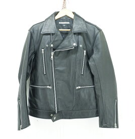 【最終値下げ】NEIGHBORHOOD 25AW LEATHER RIDERS JACKET size：M ネイバーフッド レザー ライダースジャケット ダブルライダース アウター 牛革 ブラック 252SZNH-JKM05