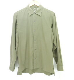 山と道 L/S BAMBOO SHIRT size：S ヤマトミチ バンブーシャツ 長袖シャツ ボタンシャツ カーキ Made in Japan