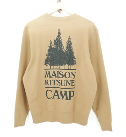 MAISON KITSUNE PULLOVER SWEAT size：S メゾンキツネ プルオーバー スウェット トレーナー ブラウン KMM30640 メゾン・キツネ・ジャパン Made in Japan