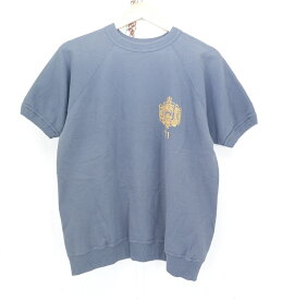 WAREHOUSE S/S 2ND-HAND SHORT SLEEVE SWEAT size：M ウエアハウス 半袖 スウェット ネイビー 4104 Made in Japan