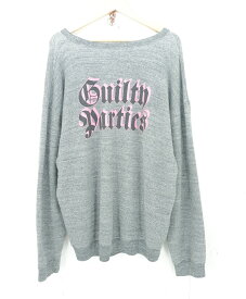 WACKO MARIA PULLOVER SWEAT size：XL ワコマリア グラフィック プルオーバー スウェット トレーナー グレー Made in Japan