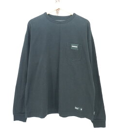 NEIGHBORHOOD 24AW L/S CLASSIC-P CREWNECK Tee size：XL ネイバーフッド クラシック 胸ポケット クルーネック 長袖Tシャツ ロンT ブラック 242FPNH-CSM10 Made in Japan