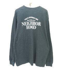 NEIGHBORHOOD 24AW L/S LS-2 Tee size：XL ネイバーフッド プリント 長袖Tシャツ ロンT ブラック 242PCNH-LT02 Made in Japan
