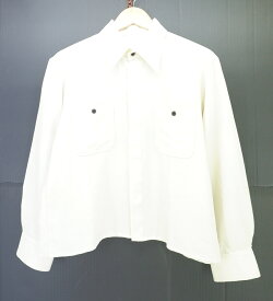 IRENISA 22AW L/S CASUAL SHIRT size：2 イレニサ カジュアルシャツ 長袖シャツ ボタンシャツ アイボリー IH-22FW-B010-FJ Made in Japan