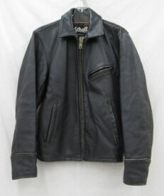 SCHOTT/ショットシングルライダース　レザージャケットSIZE:34 ブラック