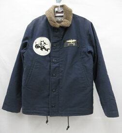 TOY’S McCOY/トイズマッコイ23164　DECK JACKETロードランナー　FELIXネイビー　SIZE:36