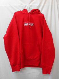 Supreme/シュプリーム 19AWBandana Box Logo Hooded Sweatshirtバンダナ ロゴ パーカー size:L Red