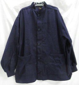 Needles/ニードルズS.C. Army Shirt - Back Sateenコットンアーミーシャツ IN130SIZE:S ネイビー系 日本製