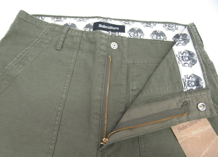 楽天市場】Subculture/サブカルチャー23SS Fatigue Pants Shorts 