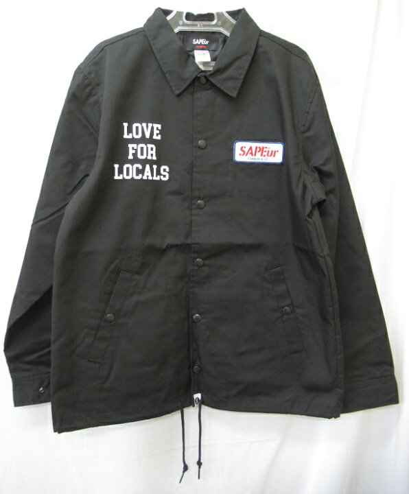 楽天市場】SAPEur/サプールLOCALS JKT コーチジャケット BlackSIZE:M 