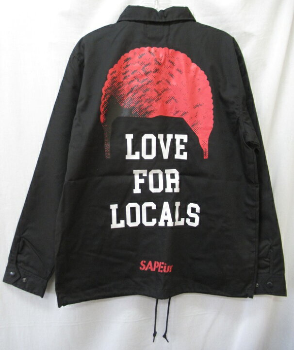 楽天市場】SAPEur/サプールLOCALS JKT コーチジャケット BlackSIZE:M 