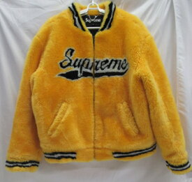 Supreme/シュプリーム 20SS Faux Fur Varsity Jacketファージャケット　スタジャン　Gold　SIZE:L