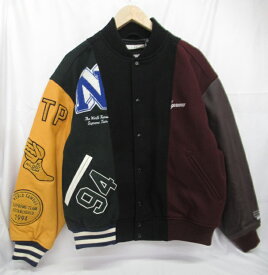 Supreme×MM6 Maison Margielaシュプリーム×メゾンマルジェラ　24SSSplit Varsity Jacket スタジャンMulti color SIZE:M