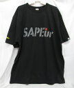 SAPEur×MASATOSHI HAMADA浜田雅功　印鑑　LOGO　S/S TeeBlack　SIZE:XL　未使用品
