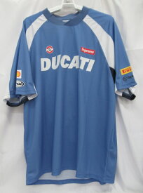 Supreme×DUCATIシュプリーム×ドゥカティ 24SSSoccer Jersey サッカージャージ　Blue　SIZE:L未使用品