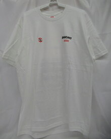 Supreme×DUCATIシュプリーム×ドゥカティ 24SSLogos Tee ロゴTシャツホワイト　SIZE:L　未使用品