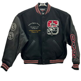 Supreme×HYSTERIC GLAMOUR/シュプリーム×ヒステリックグラマー Varsity jacket　スタジャン SIZE:M　Black 【中古】【ストリート・ルード】【松阪店 併売品】【B684138MM】