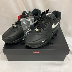 【中古】NIKE×Supreme 25SS AIR MAX 1 SIZE:27cm HF8813-001　BLACK　 未使用