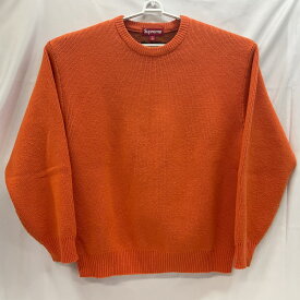 Supreme/シュプリーム 24A/WThrasher Sweater　バックロゴ　ニットセーターorange　SIZE:M