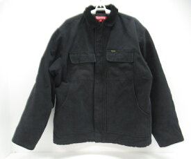 Supreme/シュプリーム Old English Canvas Work Jacketワークジャケット　アウター　ブラック　SIZE:M