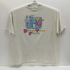 SAINT MICHAEL×Sean Wotherspoon セントマイケル×ショーン・ワザーズプーン SW_SS TeelASTRO/WHITE SM-HR8-0000-C21 Tシャツ　半袖シャツ　ヴィンテージ加工 SIZE:XL　ホワイト