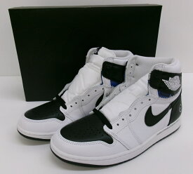 【中古】NIKE×UNION×FRAGMENTDESIGN AIR JORDAN 1 RETRO HIGH OG BLACK/WHITEII7282-100 SIZE:27.5cm 未使用品
