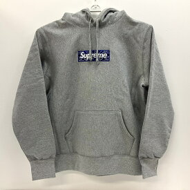 Supreme/シュプリーム Bandana Box Logo Hooded ボックスロゴ　スウェットパーカー SIZE:S　グレー　未使用