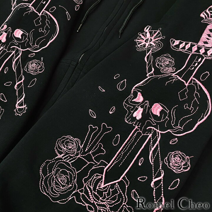 楽天市場 送料無料 Romelcheo ドクロ 剣 刺繍 パーカー 髑髏 スカル バラ ゴシック ゴスロリ パンク ロック レディース 黒 ジップアップ 長袖 ストリート系 原宿系 病みかわいい 大人可愛い 青文字系 ロリータ ガーリー ファッション ロメルチェオ Romelcheo 楽天市場 送料無料 Romelcheo ドクロ 剣 刺繍 パーカー 髑髏 スカル バラ ゴシック ゴスロリ パンク ロック レディース 黒 ジップアップ 長袖 ストリート系 原宿系 病みかわいい 大人可愛い 青文字系 ロリータ ガーリー ファッション ロメルチェオ Romelcheo