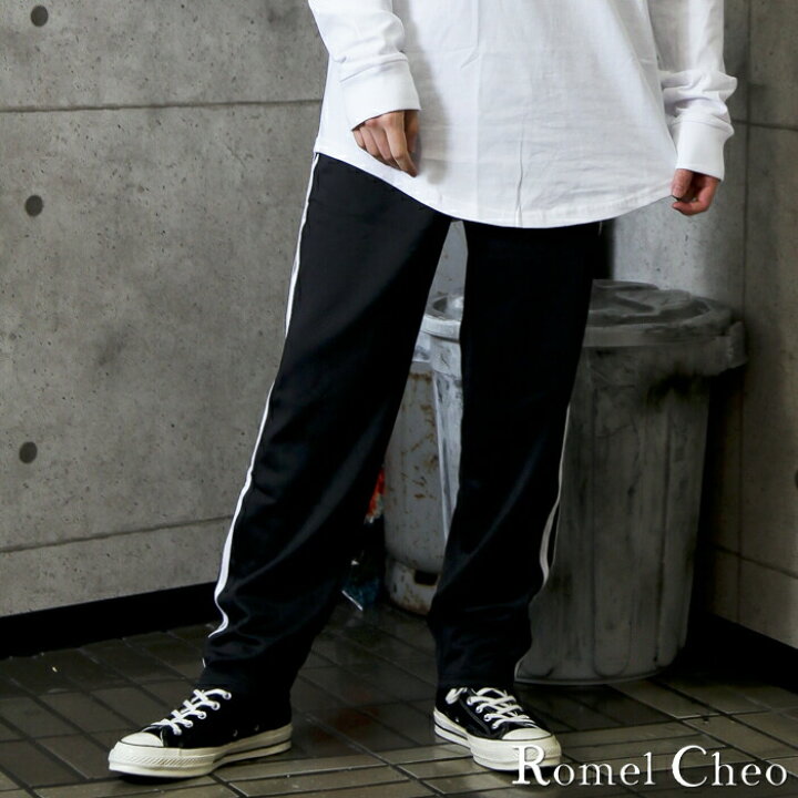 楽天市場 送料無料 Romelcheo ジャージ ウォーキング ランニング トレーニング パンツ スポーツ 運動 服 下 メンズ 大きいサイズ 男性 冬 大人 ライン カジュアル ズボン ボトム ストリート オールシーズン ロメルチェオ Romelcheo