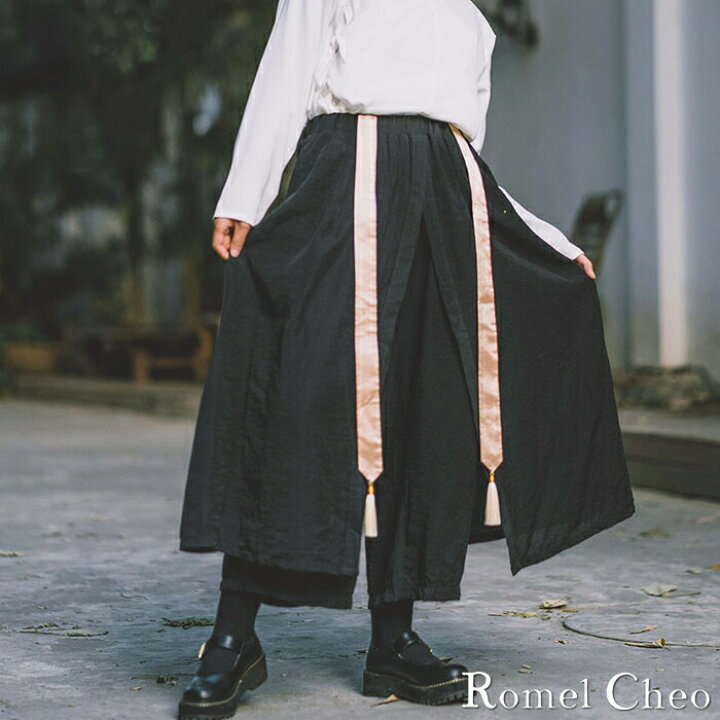 楽天市場】RomelCheo 龍柄刺繍 和服コーデ 和装 漢服 メンズ 羽織 袴 