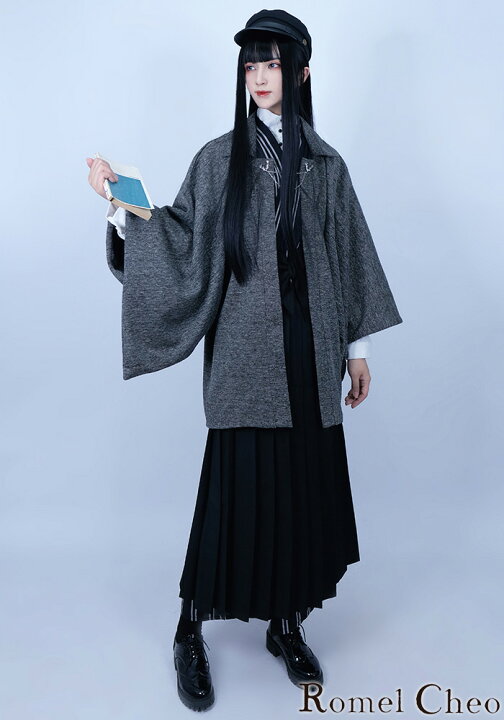 市場 送料無料 Romelcheo レトロモダン 書生服 和装 個性的 書生スタイル 大正ロマン和柄ストライプ浴衣 和風 和モダン 羽織