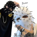 RomelCheo トゲトゲ犯人マスク 目出し帽 バラクラバ ニットキャップ ニット帽 ビーニー フェイスカバー ロックファッ…