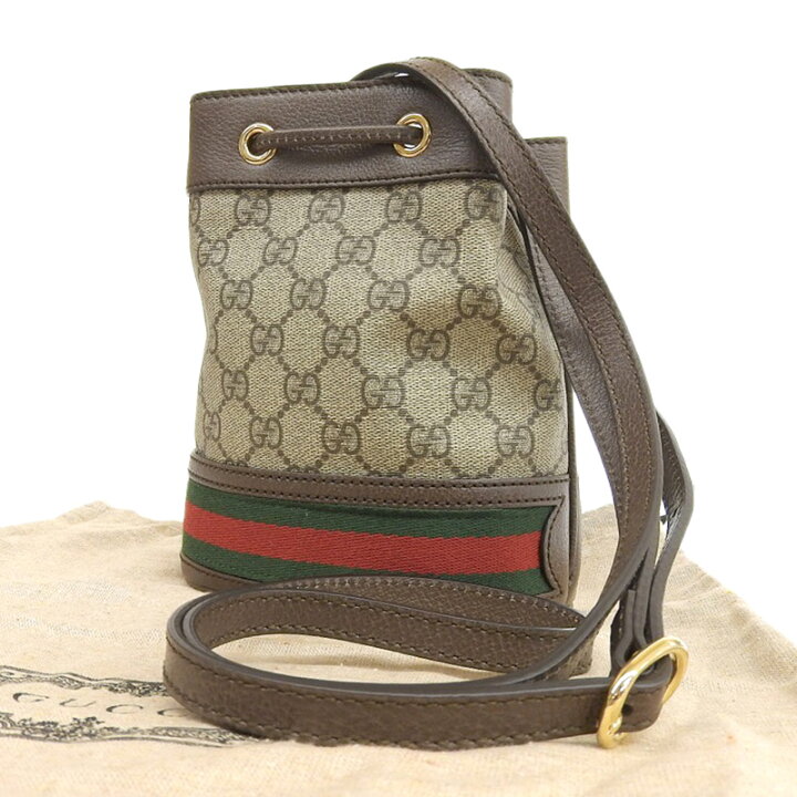 楽天市場】【中古】 グッチ GUCCI オフィディア ミニバケットバッグ 