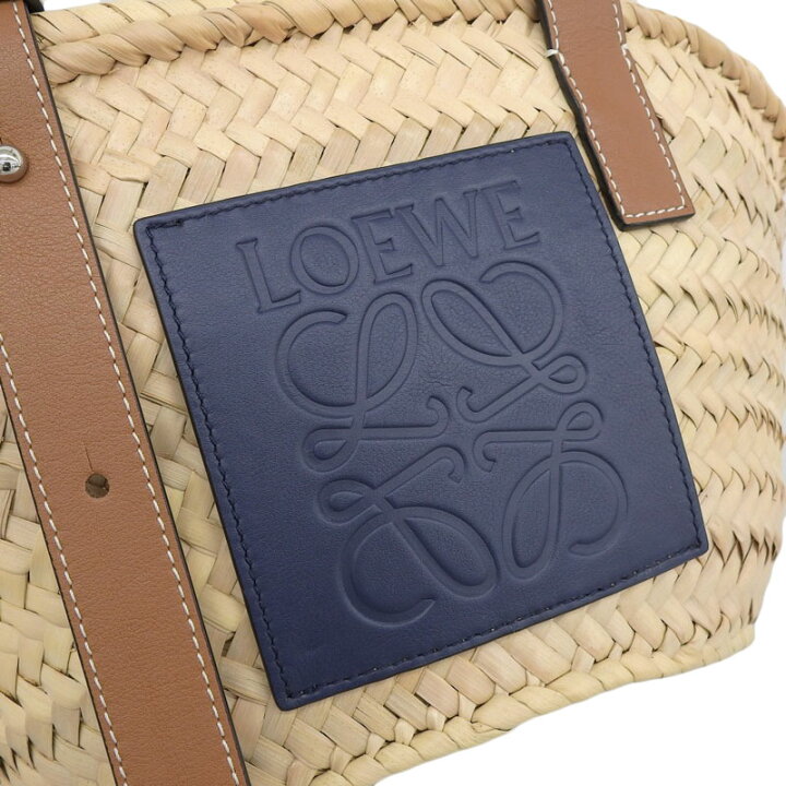 楽天市場】【中古】 ロエベ LOEWE バスケットバッグ スモール トート  