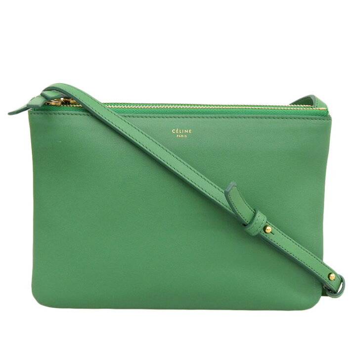 楽天市場】【中古】 セリーヌ CELINE トリオ ショルダーバッグ 