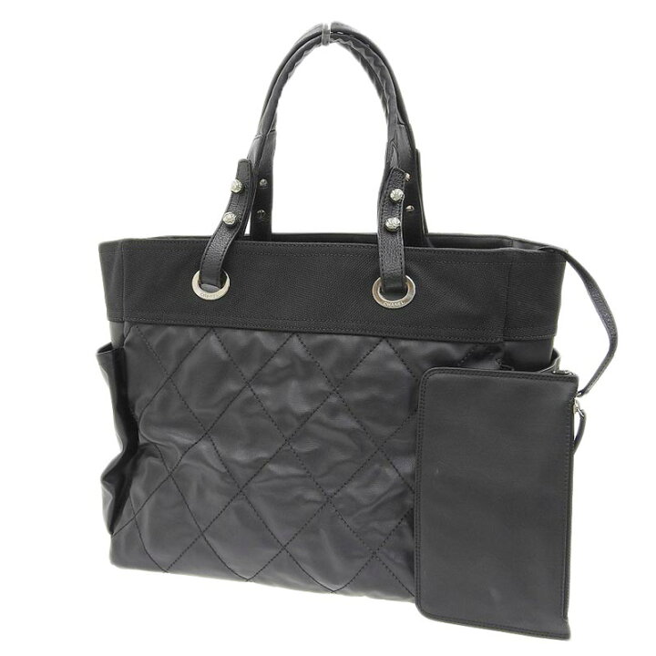 楽天市場】【中古】 シャネル CHANEL パリビアリッツトートMM トート 
